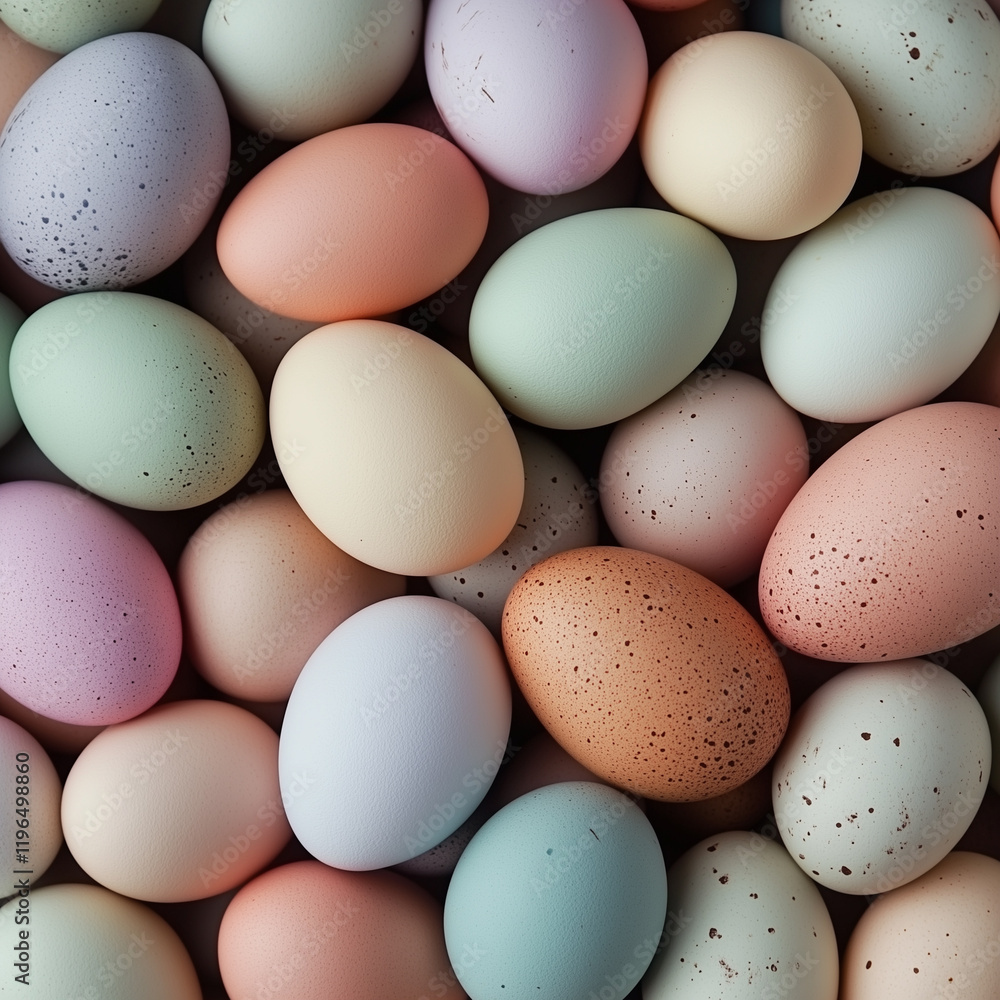 Easter background with eggs Easter background with eggs