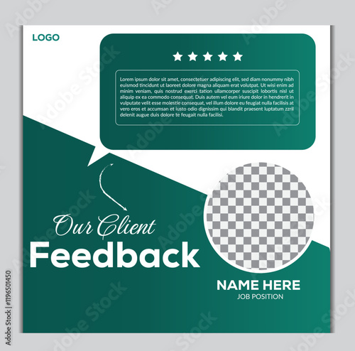 Client Testimonial Design. New client testimonial design template,