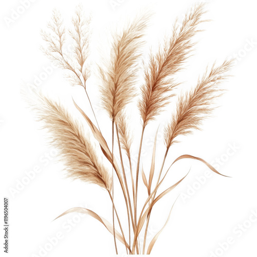 Beige Wedding Clipart Vector Illustration