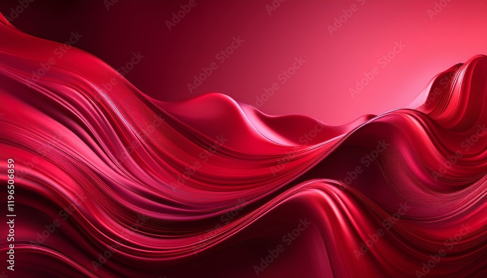 Abstract crimson and scarlet gradient with light and dark transitions, smooth and fluid design Abstract crimson and scarlet gradient with light and dark transitions, smooth and fluid design