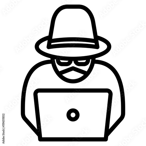 Cyber Espionage Icon