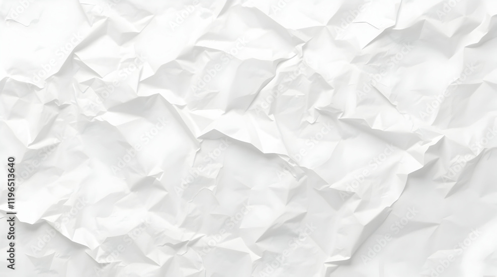 High-Quality Crumpled white Paper Texture for Design Projects
High-Quality Crumpled white Paper Texture for Design Projects