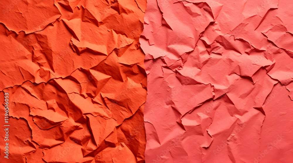 custom made wallpaper toronto digitalMinimalist Crumpled Paper Background in red
