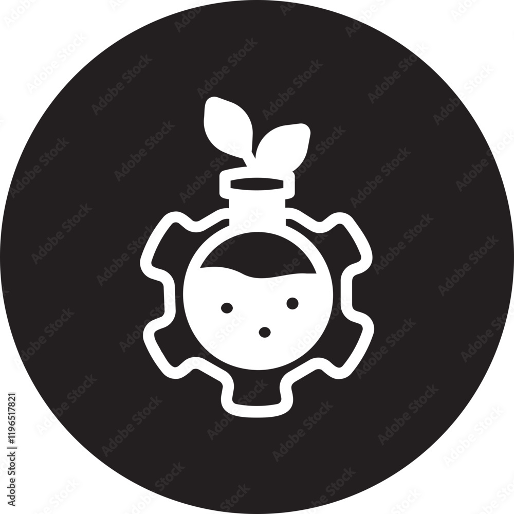 Bioengineering glyph icon