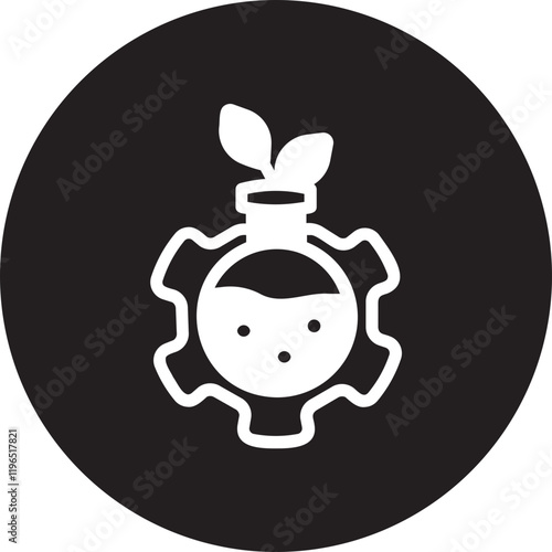 Bioengineering glyph icon
