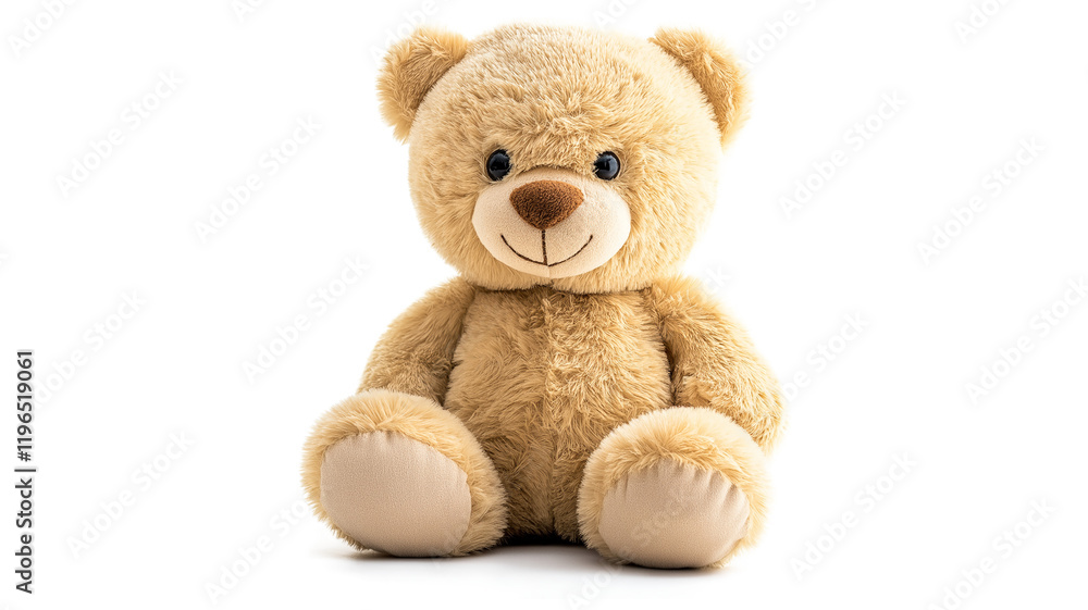 Obraz premium Teddy Bear isolated on a white background
