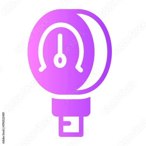 Pressure Gauge  gradient icon