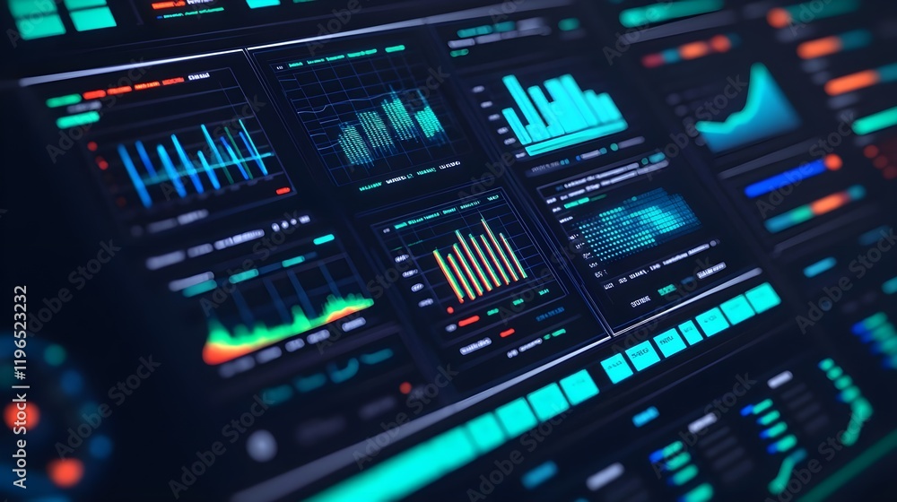 futuristic data analytics dashboard ui - data visualization futuristic data analytics dashboard ui - data visualization