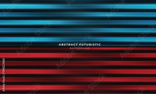 Abstract dark futuristic background, neon light rays digital. Vector illustration.