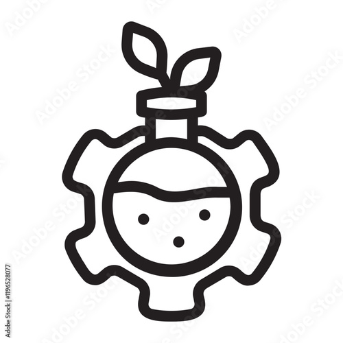 Bioengineering line icon