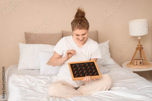 Beautiful young woman with ...