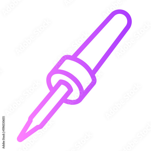 soldering iron gradient icon