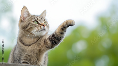 Curious Tabby Cat: A curiou...