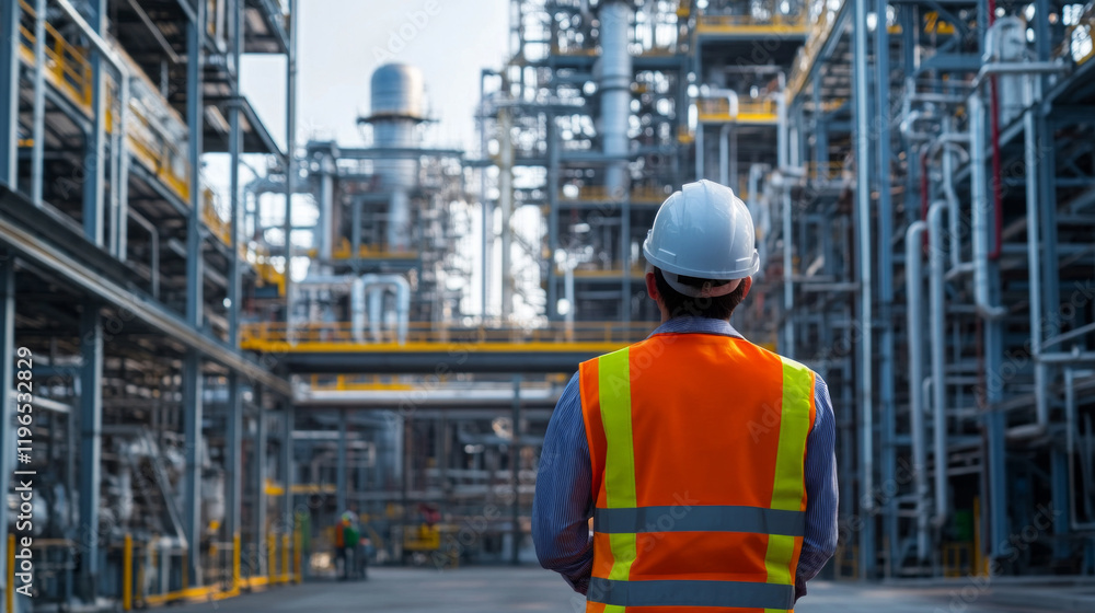 Hi-tech factory and network analysis with engineer in industry AI generative.. Hi-tech factory and network analysis with engineer in industry AI generative..