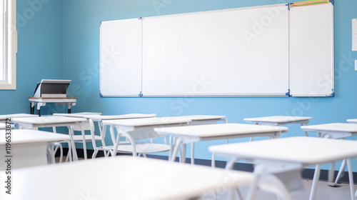 Empty Classroom Ready for L...