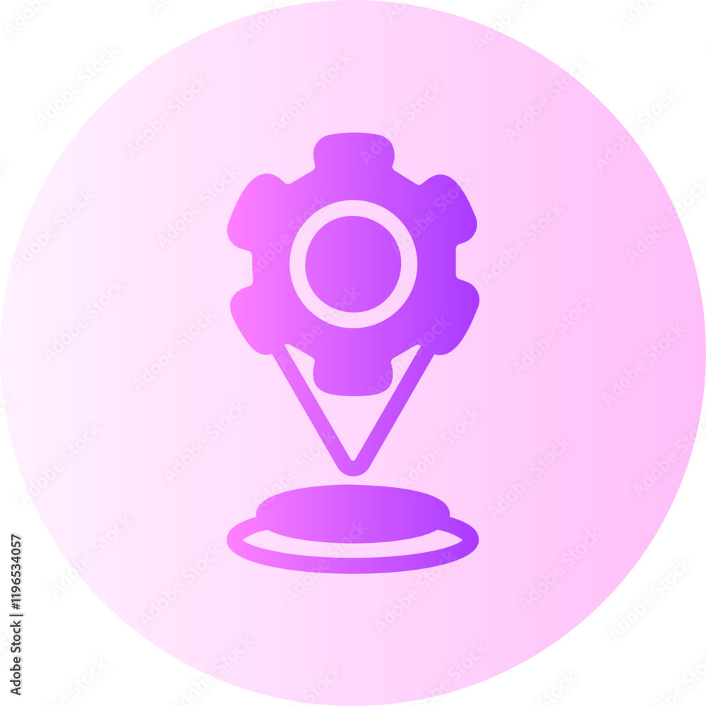 Engineering gradient icon Engineering gradient icon