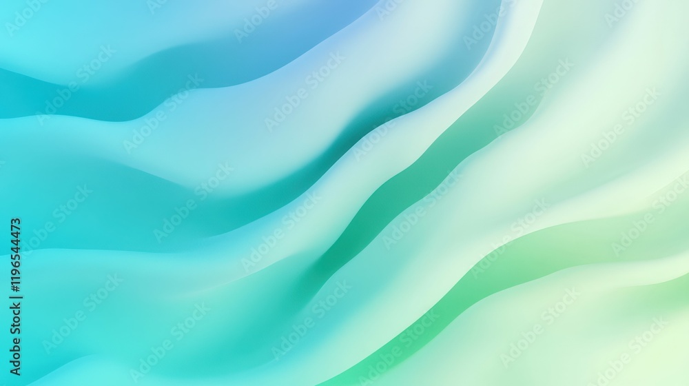 Obraz premium Vibrant abstract gradient background featuring wavy blue textures for creative design