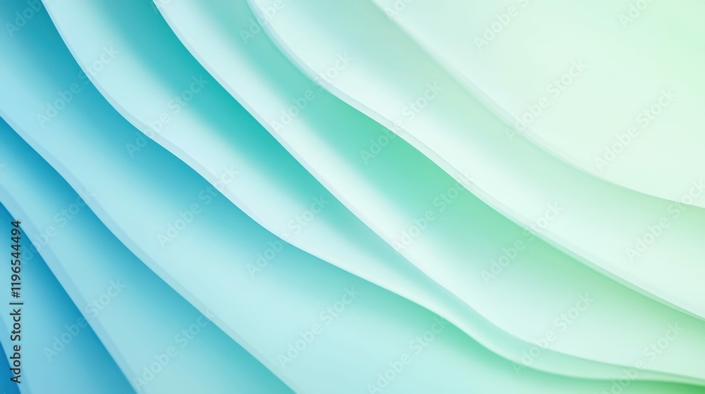 Obraz premium Abstract blue gradient wave background for creative design and decor