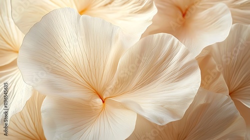 neutral color aesthetic photo with veins of leaf, Nature abstract of flower petals, Natural background or wallpaper.