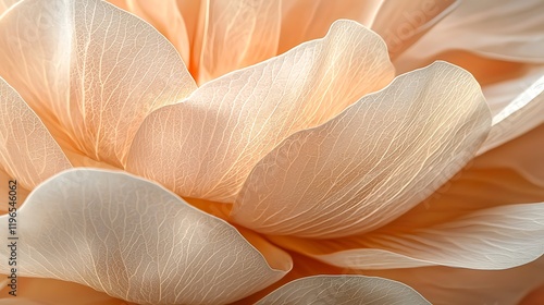Natural background or wallpaper. Abstract of flower petals, beige transparent with natural texture.