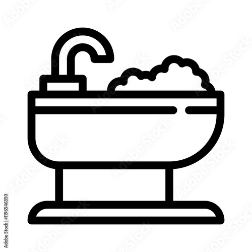 bidet line icon