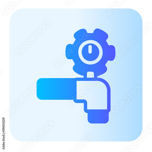 water meter gradient icon