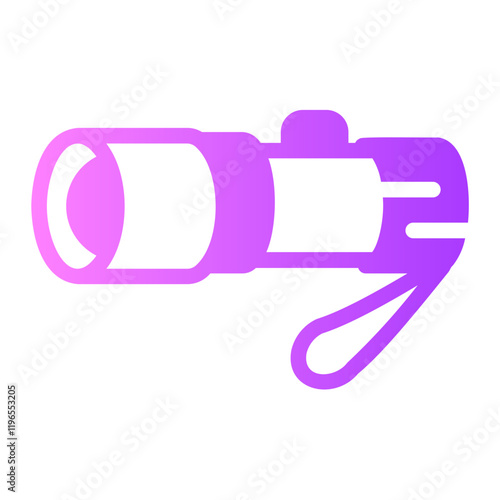 flashlight gradient icon