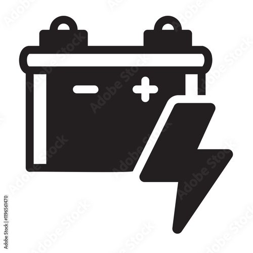 battery glyph icon