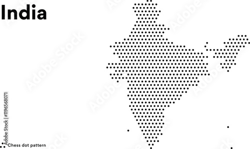 Dotted Map of India