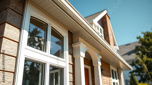 Modern House Exterior  Architectural Design and Real Estate Photography