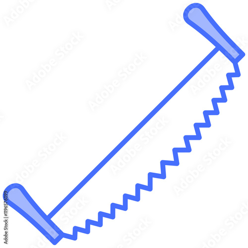 Two Handed Saw Icon