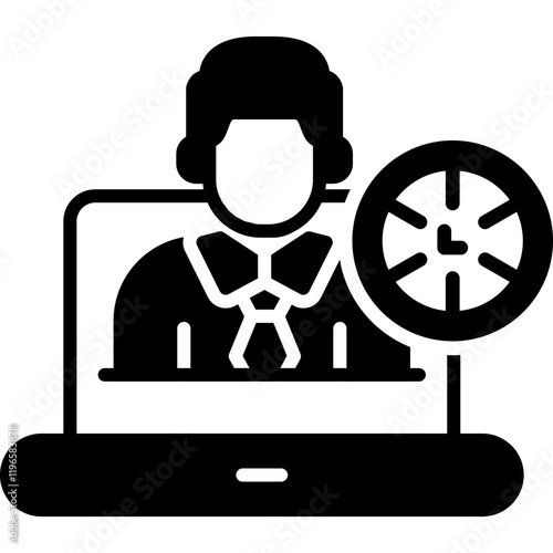Remote Worker Icon