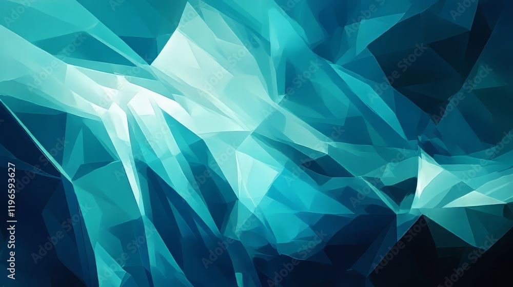 Abstract geometric pattern in shades of blue and turquoise. Abstract geometric pattern in shades of blue and turquoise.
