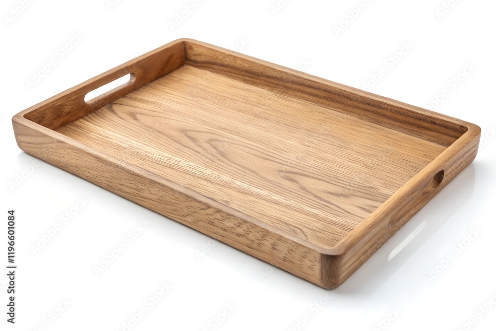Wooden board isolated on white, top view
Wooden board isolated on white, top view