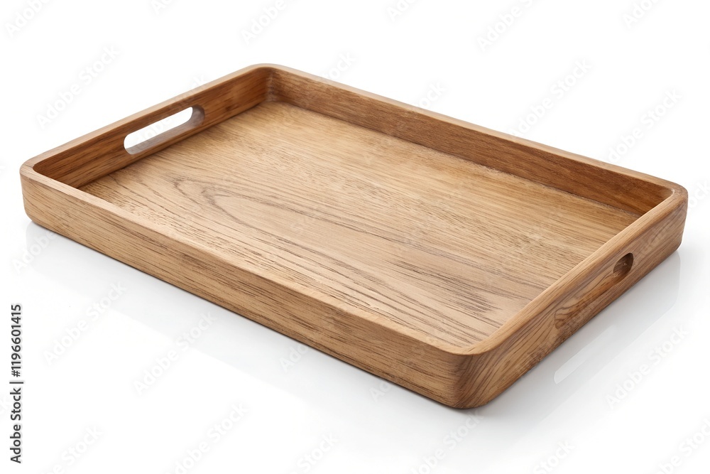Wooden board isolated on white, top view
Wooden board isolated on white, top view