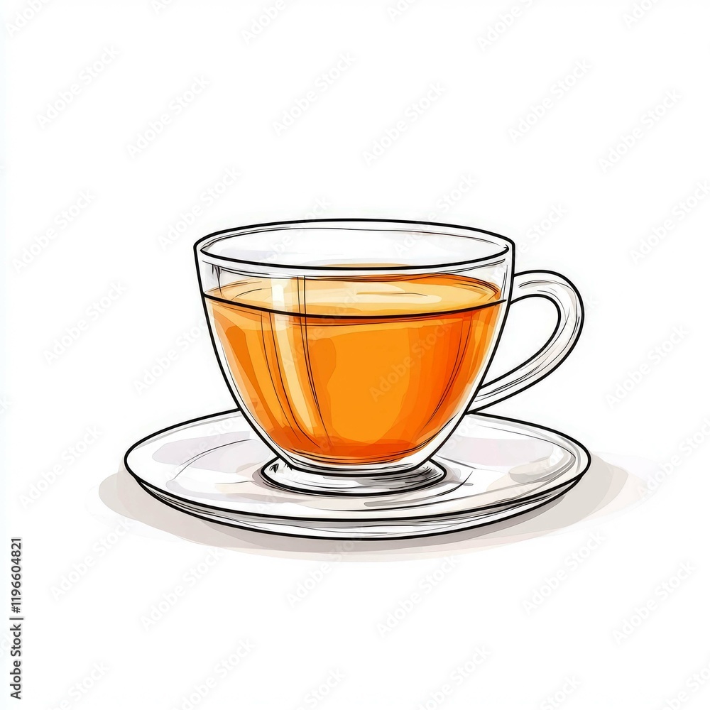 Aromatic Tea in Glass Cup: Savor the Moment with this Exquisite Drink Aromatic Tea in Glass Cup: Savor the Moment with this Exquisite Drink