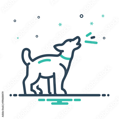 Mix icon for dog barking