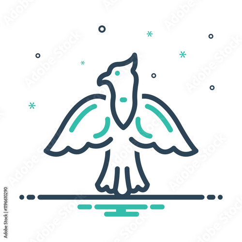 Mix icon for bird