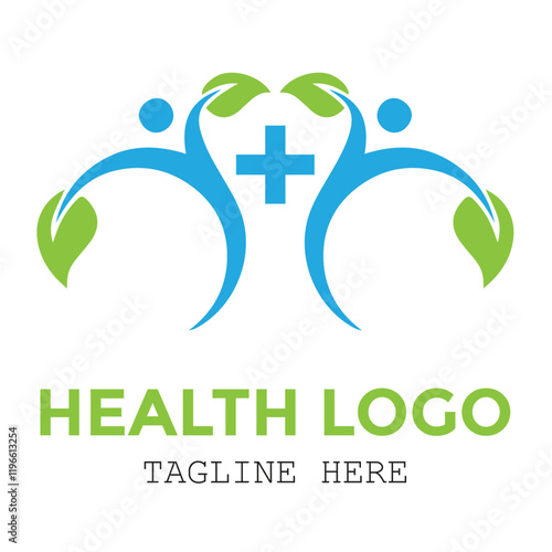 Health protection medical minimalist modern logo concept design