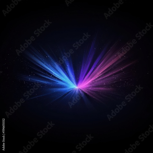 Wallpaper Mural Dynamic cosmic background radiation visualization abstract space digital art dark environment artistic perspective scientific concept Torontodigital.ca