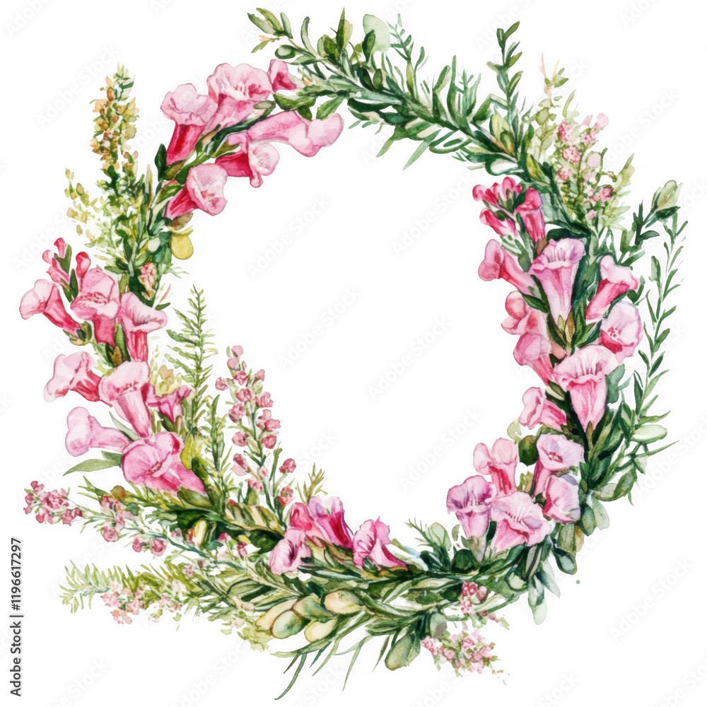 Snapdragon Flower Clipart Vector Illustration Snapdragon Flower Clipart Vector Illustration
