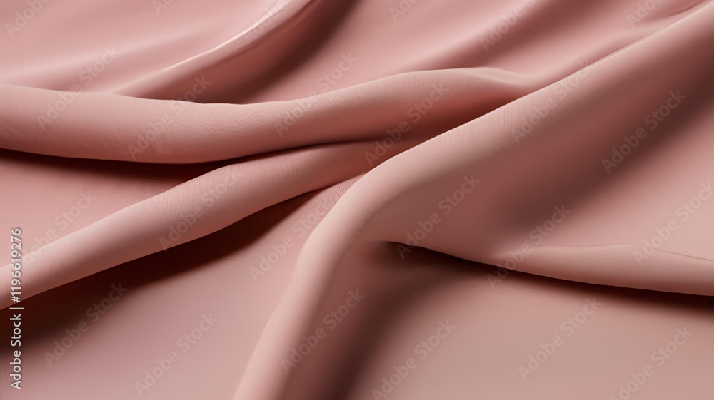 Fototapeta premium Rayon fabric is a versatile textile made from regenerated cellulose fibers, known for its soft, smooth texture and ability to drape beautifully in clothing. 