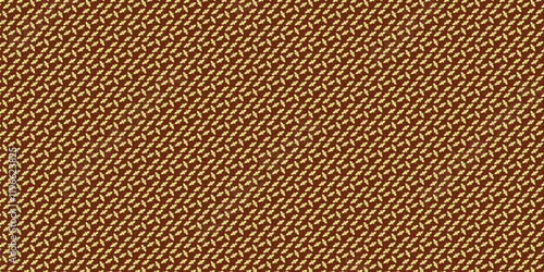 Seamless abstract pattern with beige geometric shapes on a dark brown background, forming a stylish and dynamic diagonal design Perfect for textiles, wallpapers, and branding