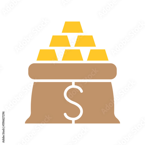 Gold bar icon