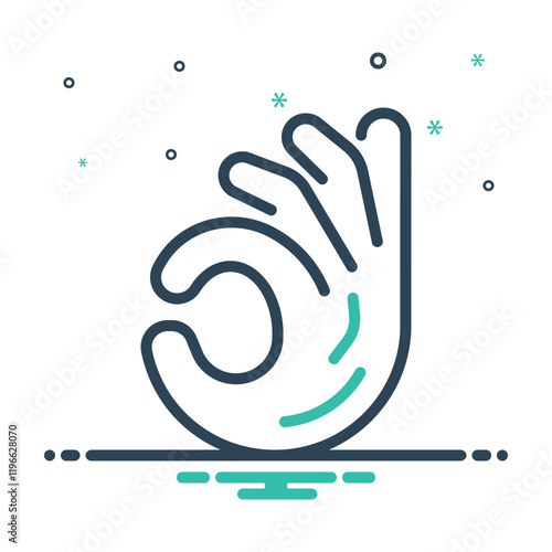 Mix icon for non verbal