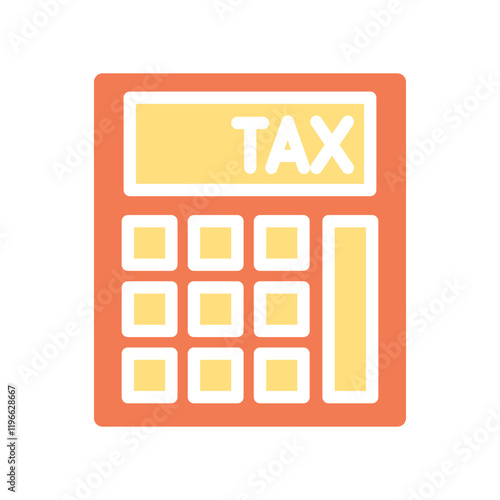 Tax calculation icon