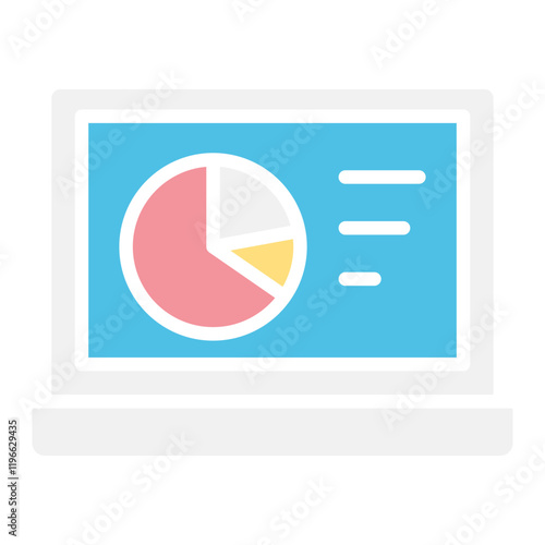 Pie chart data icon