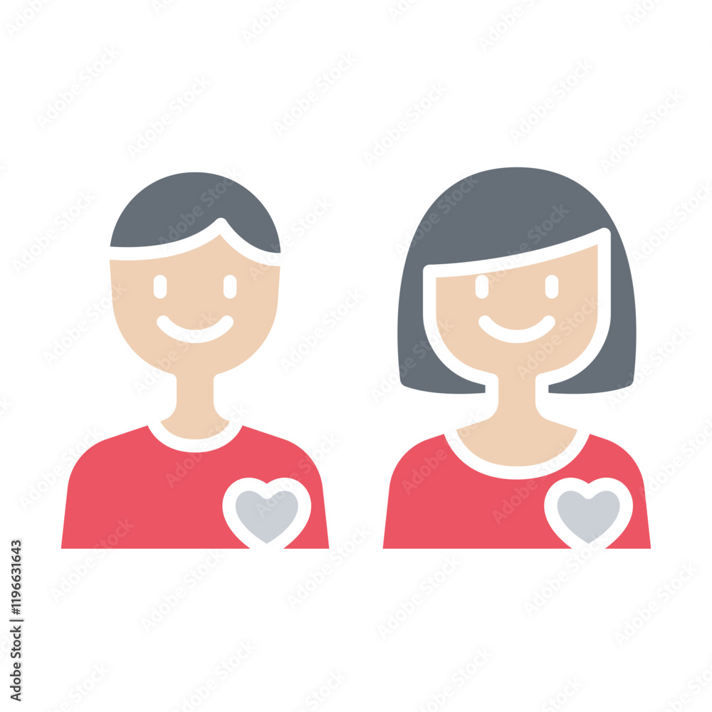 Fototapeta premium Volunteer icon