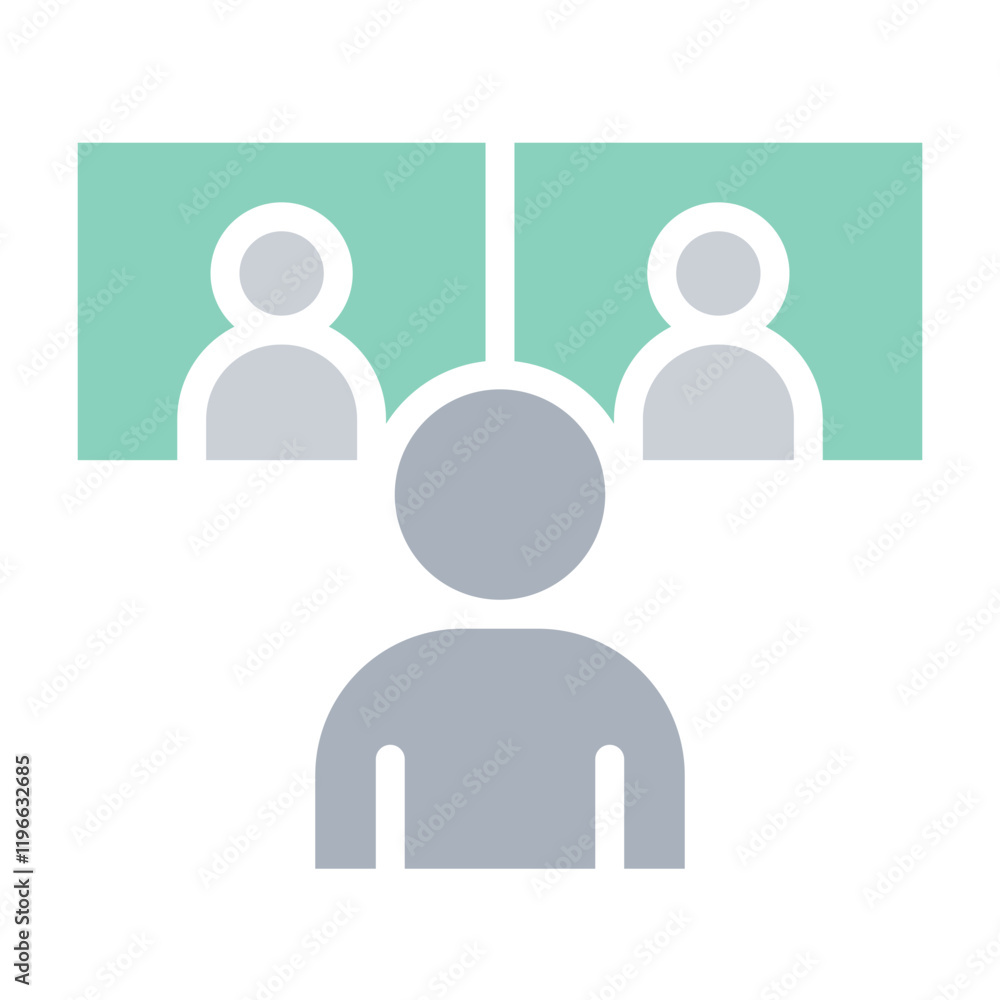 Video conference icon Video conference icon