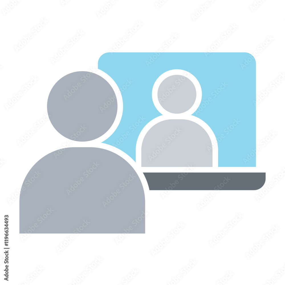 Online meeting icon